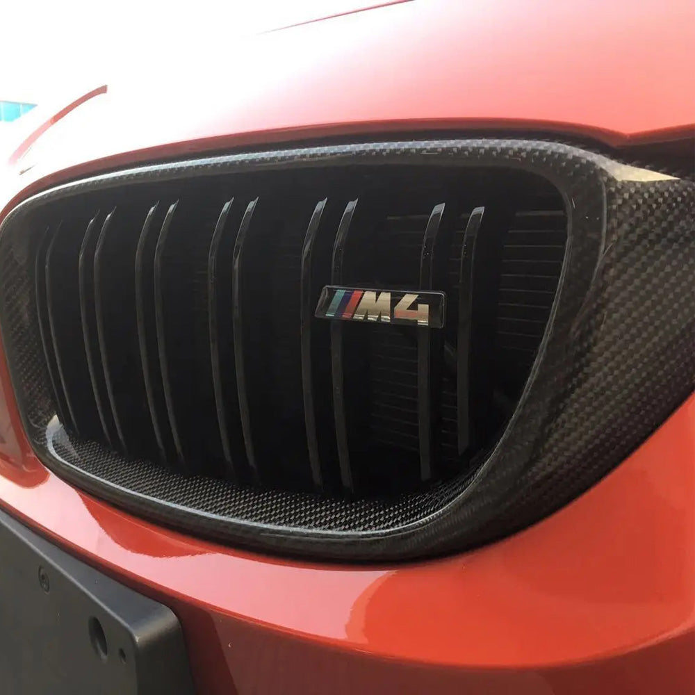 BMW 4 SERIES F32/F33/F36 & M4 F82/F83 CARBON FIBER FRONT GRILLES