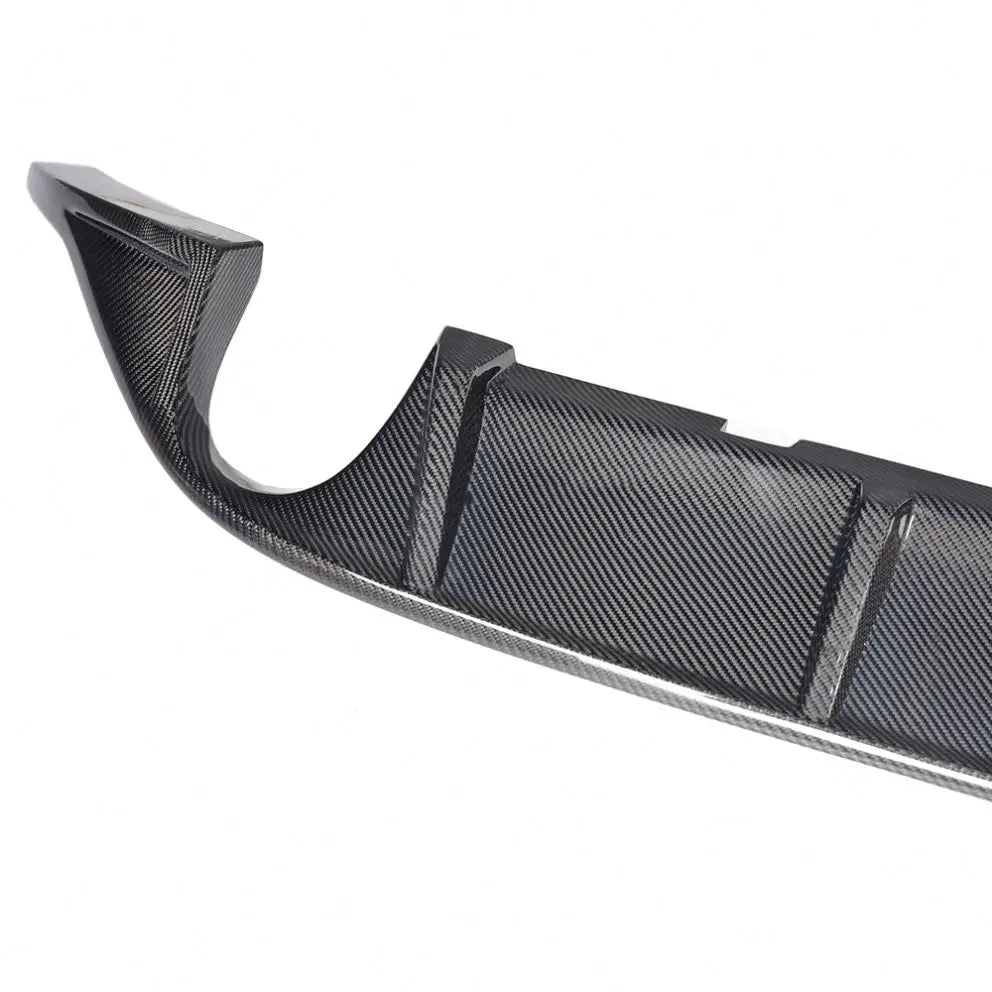 VOLKSWAGEN GOLF MK7 CARBON FIBER REAR DIFFUSER WITH DUAL EXAHUST