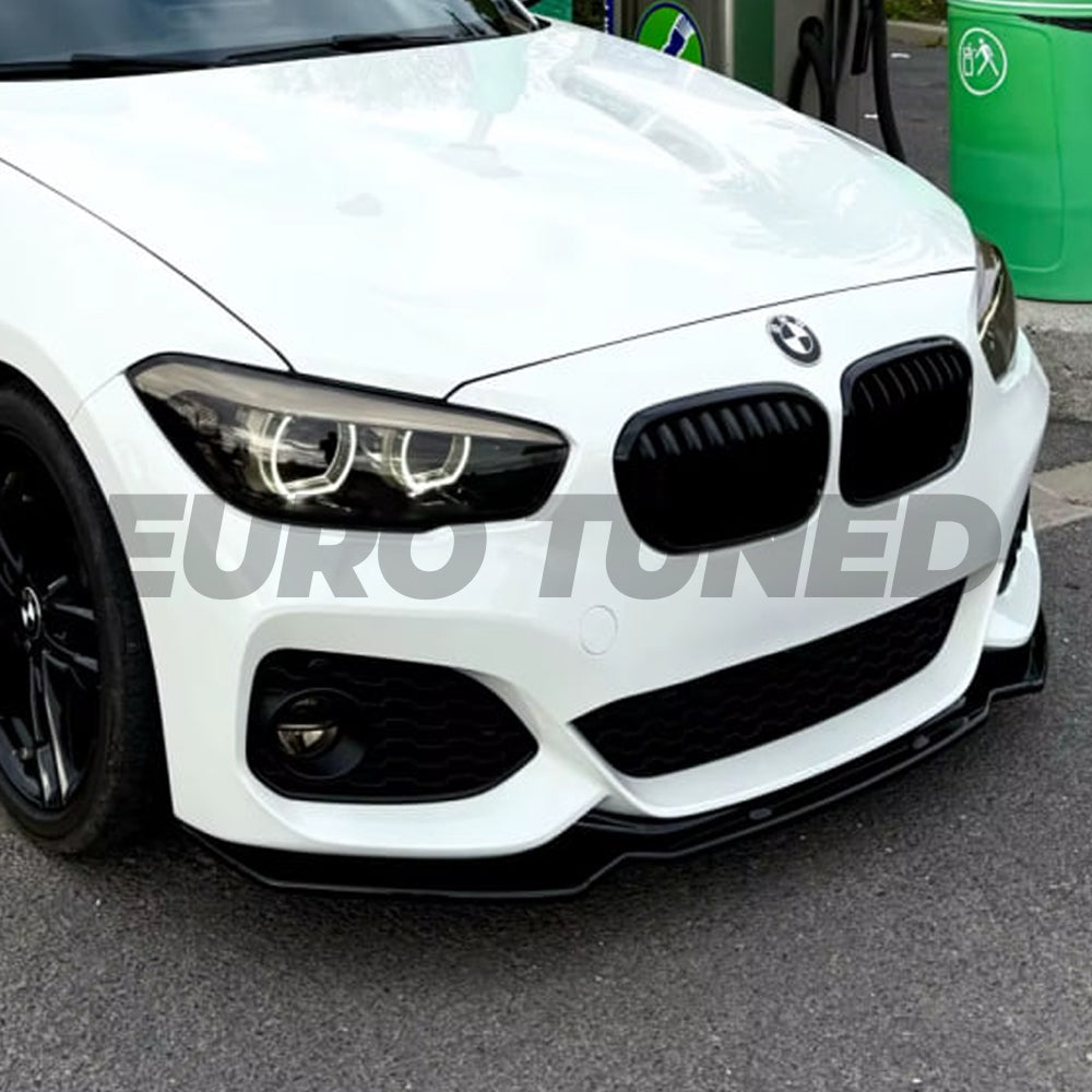 BMW 1 SERIES F20/F21 (2015-2019) LCI GLOSS BLACK FRONT SPLITTER