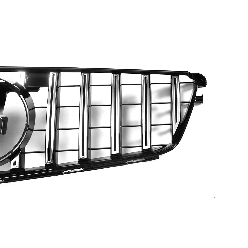 MERCEDES C CLASS W204 SILVER FRONT GRILLE (2007-2013)