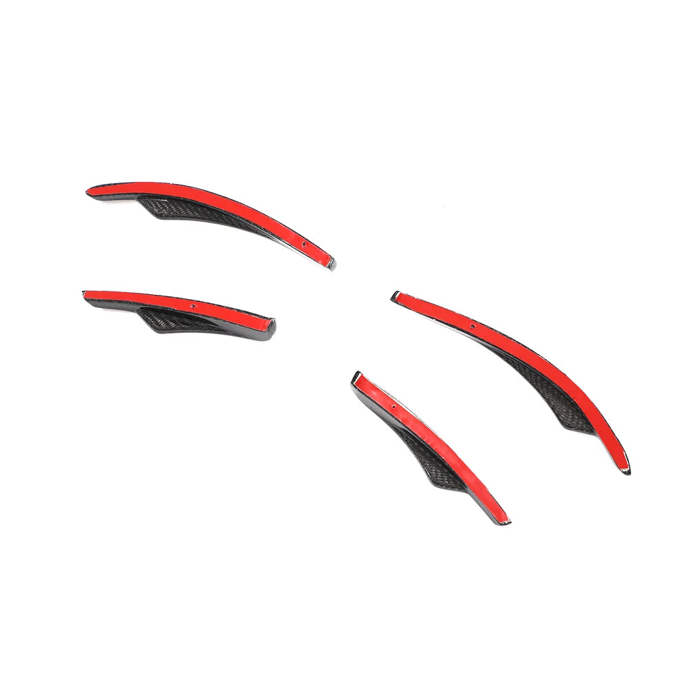 BMW M6 F06/F12/F13 CARBON FIBER FRONT BUMPER CANARDS