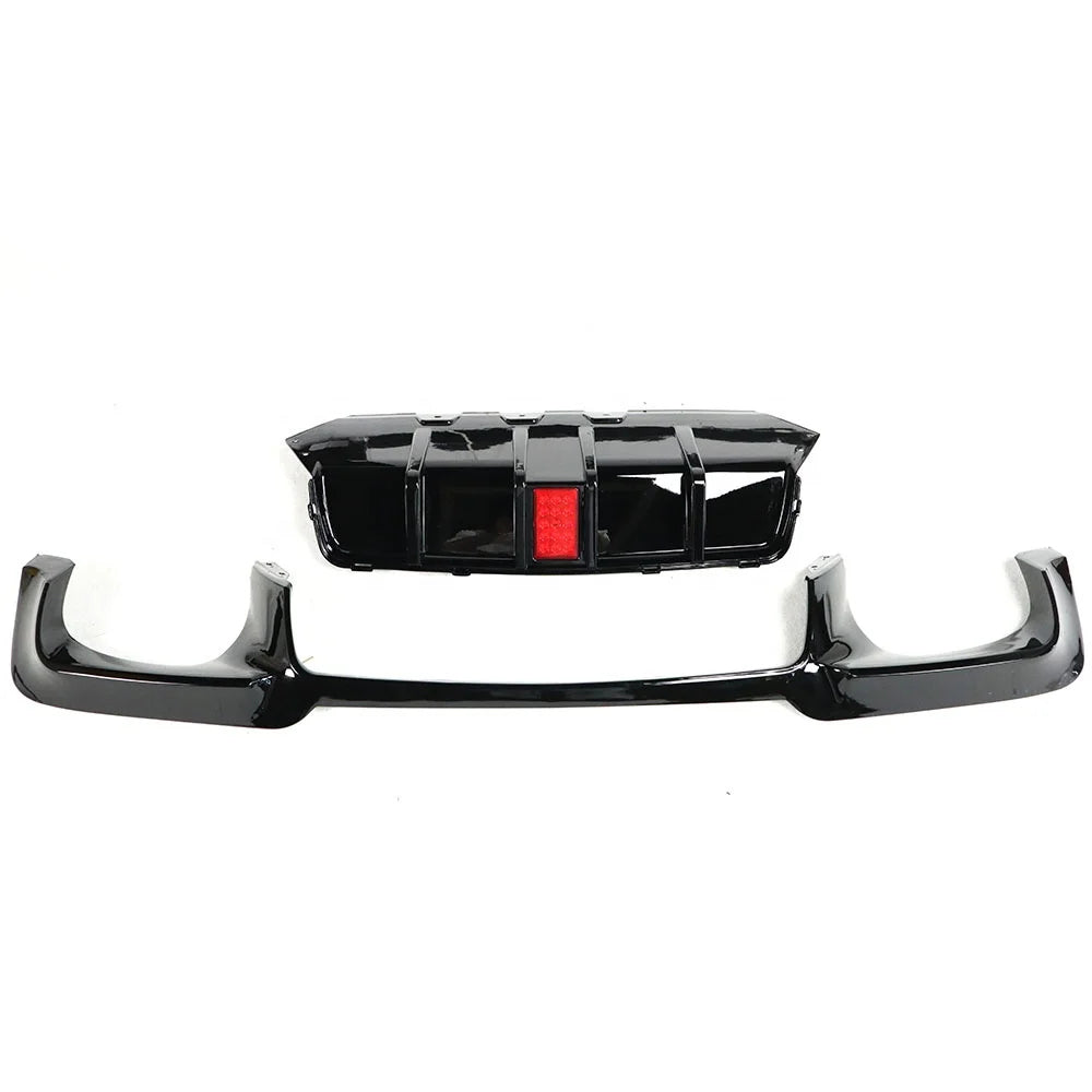 BMW M5 F10 GLOSS BLACK DIFFUSER WITH LED LIGHT (2011-2016)