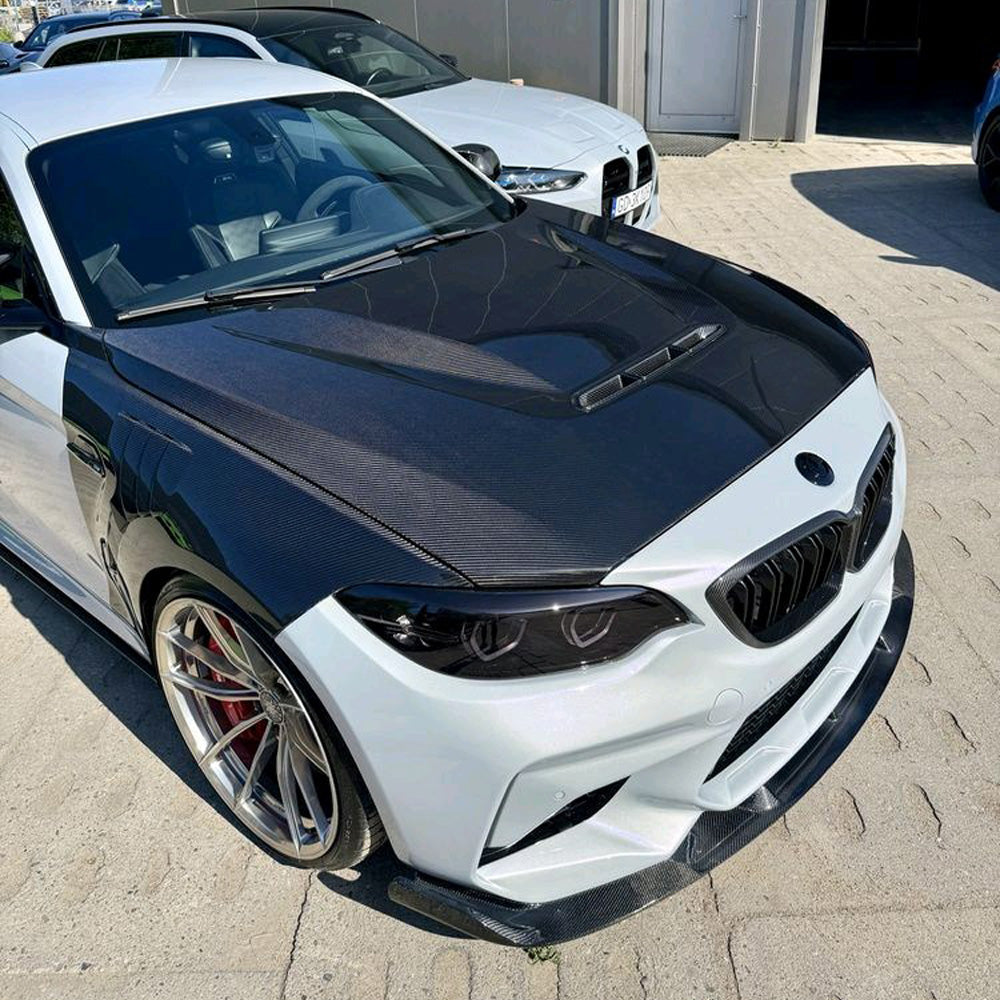 BMW M2 F87 CARBON FIBER CS STYLE BONNET
