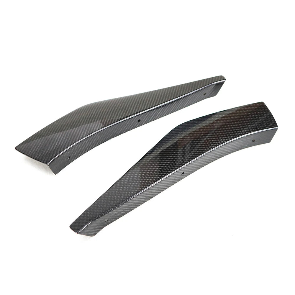 TOYOTA GR SUPRA A90 MK5 CARBON FIBER FRONT BUMPER CANARDS (2019+)