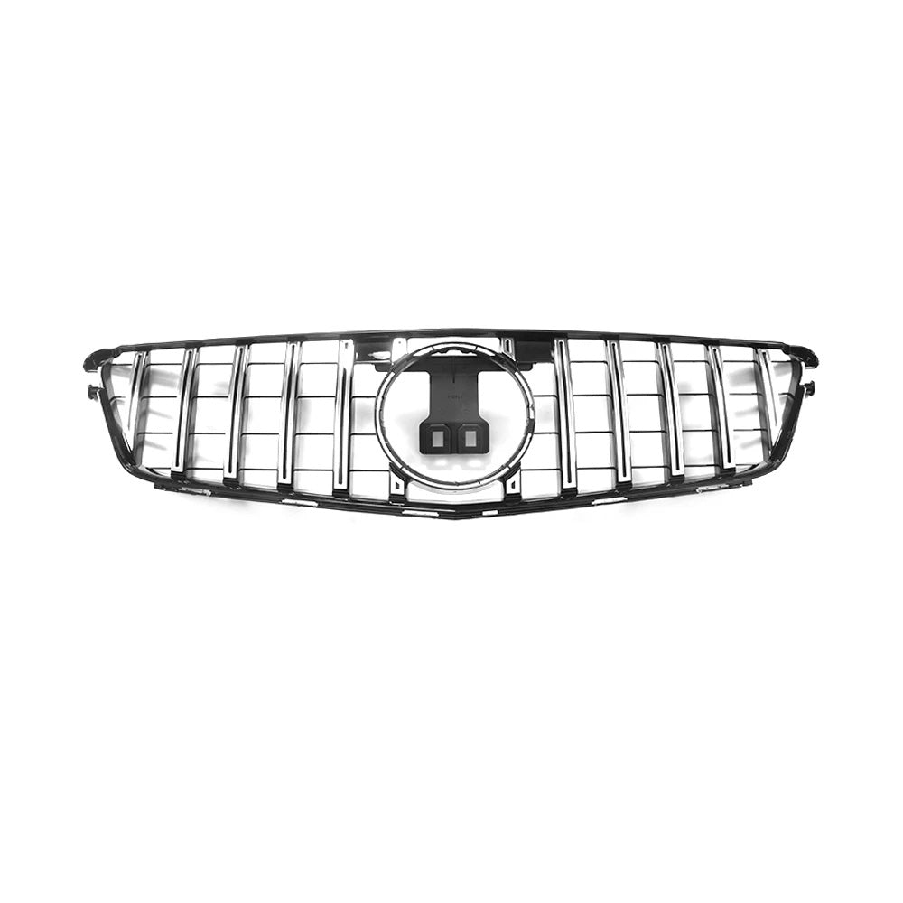 MERCEDES C CLASS W204 SILVER FRONT GRILLE (2007-2013)