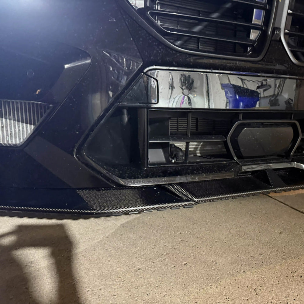 BMW X5M F95 LCI CARBON FIBER LD STYLE FRONT SPLITTER (2023+)
