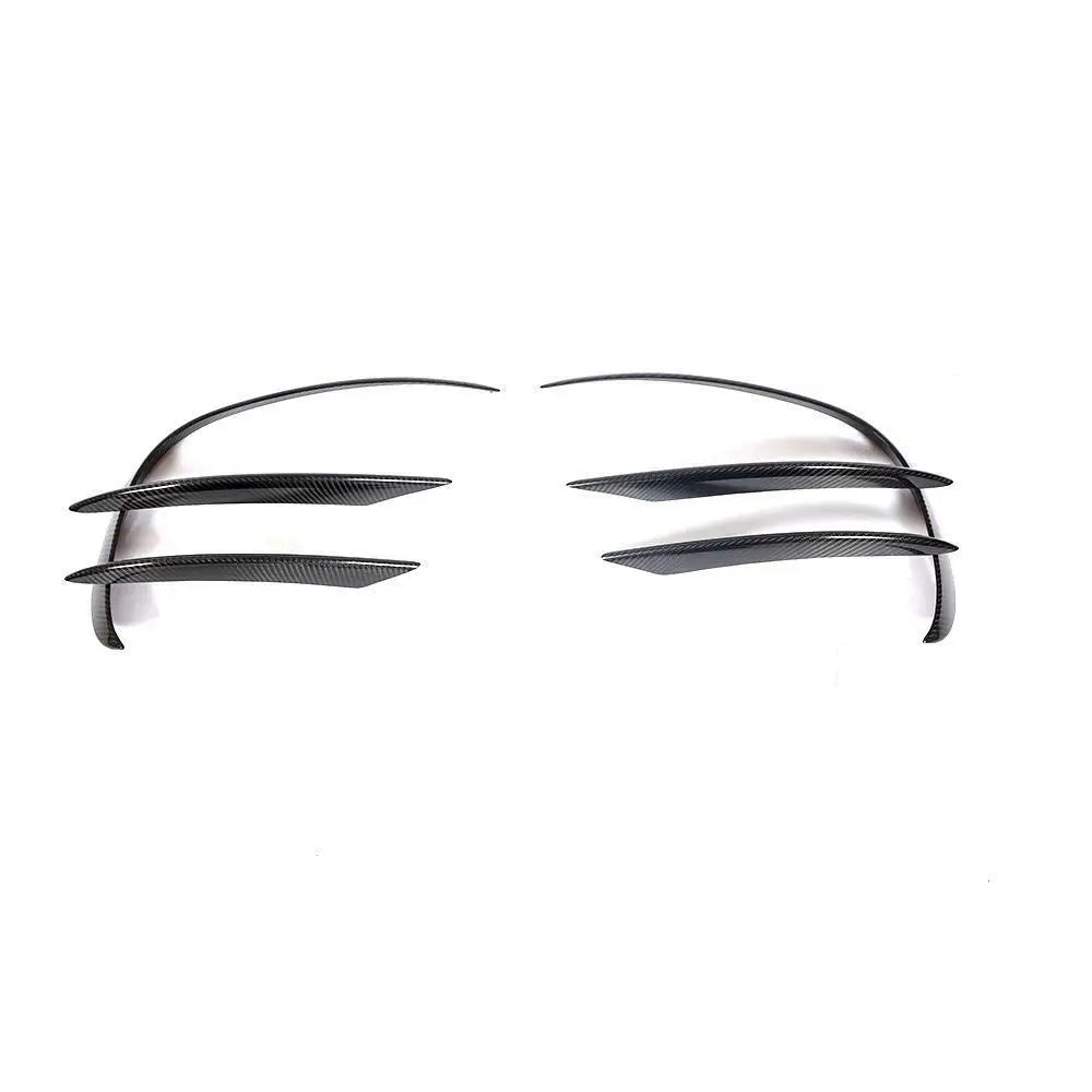MERCEDES C43 AMG W205 CARBON FIBER FRONT BUMPER CANARDS