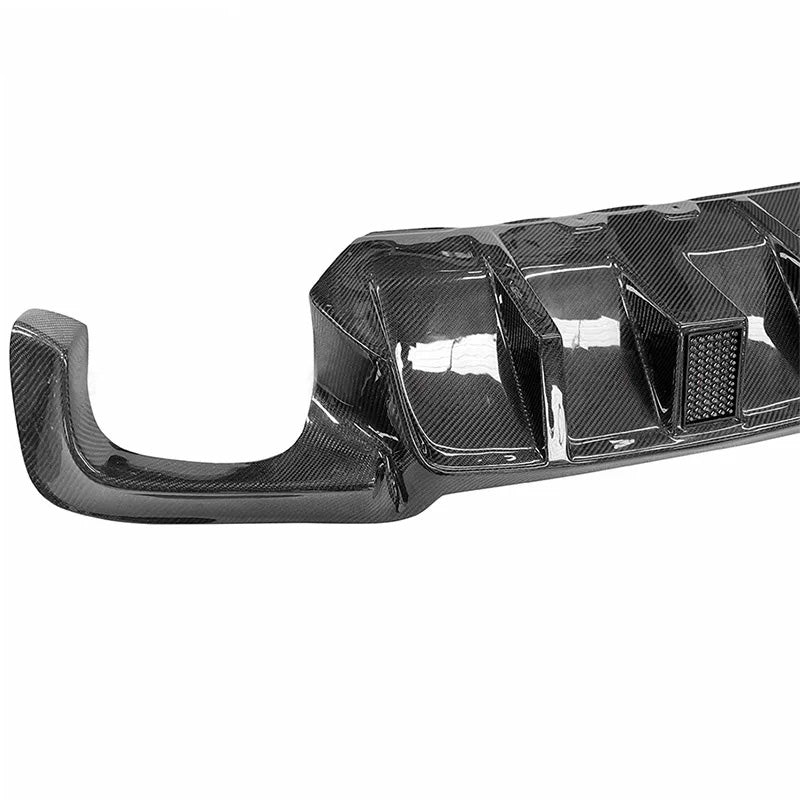 BMW M5 F10 CARBON FIBER REAR DIFFUSER WITH LED LIGHT