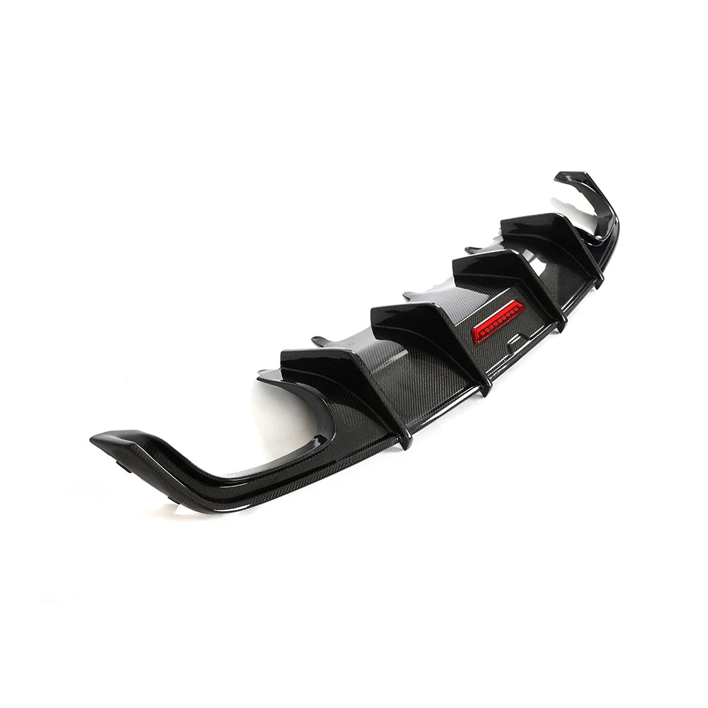 AUDI S7 C7 CARBON FIBER DIFFUSER WITH LED LIGHT (2016-2018)