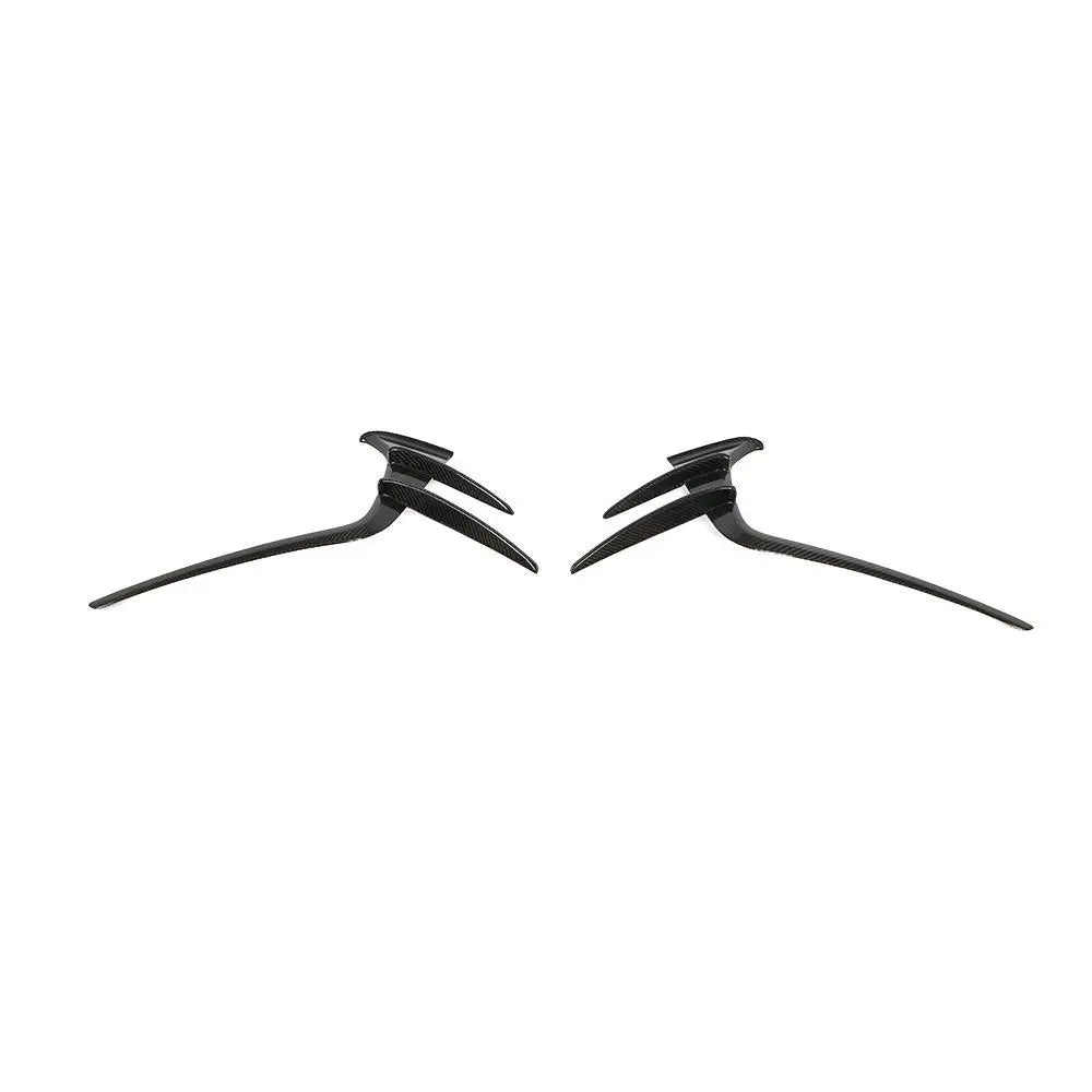 AUDI A7/S7 C8 CARBON FIBER FRONT BUMPER CANARDS (2019+)