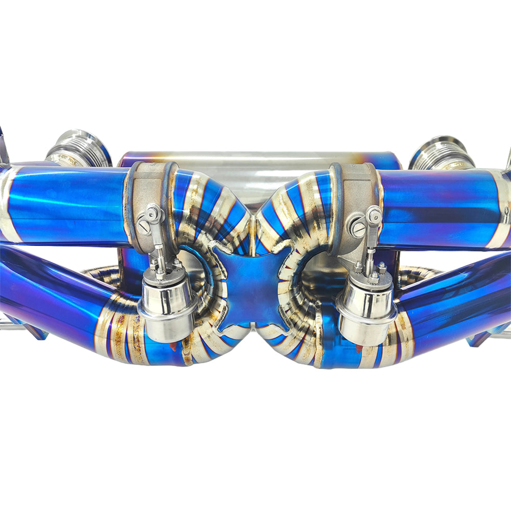 AUDI R8 TITANIUM VALVED CATBACK EXHAUST