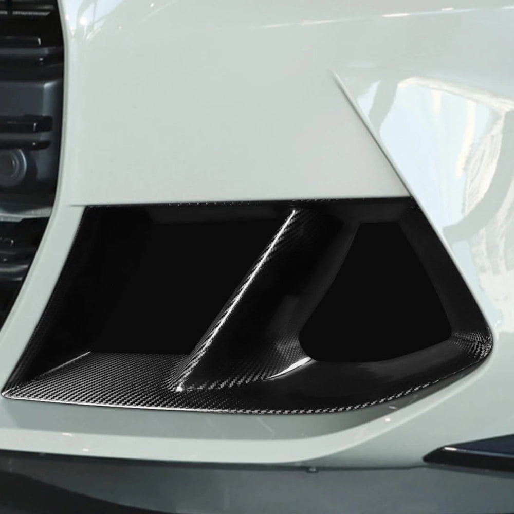BMW M3 G80/G81 & M4 G82/G83 CARBON FIBER FRONT BUMPER AIR INTAKE DUCTS