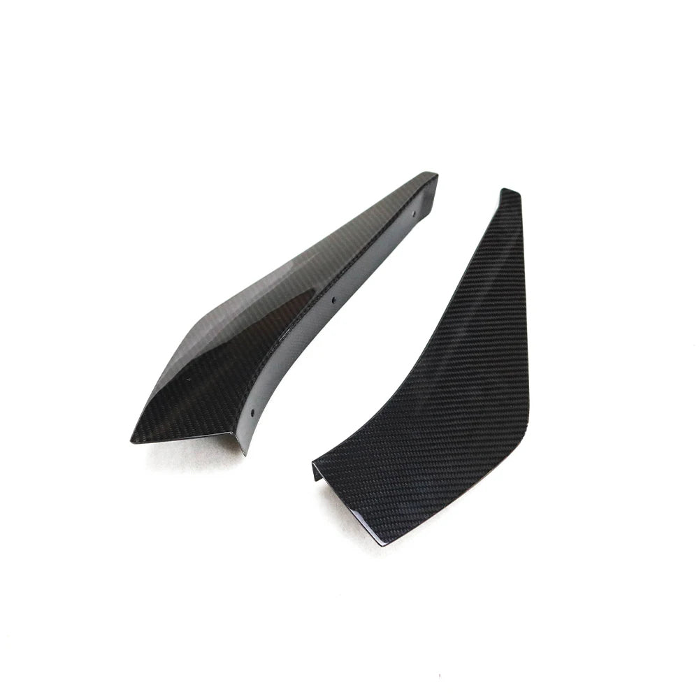 TOYOTA GR SUPRA A90 MK5 CARBON FIBER FRONT BUMPER CANARDS (2019+)