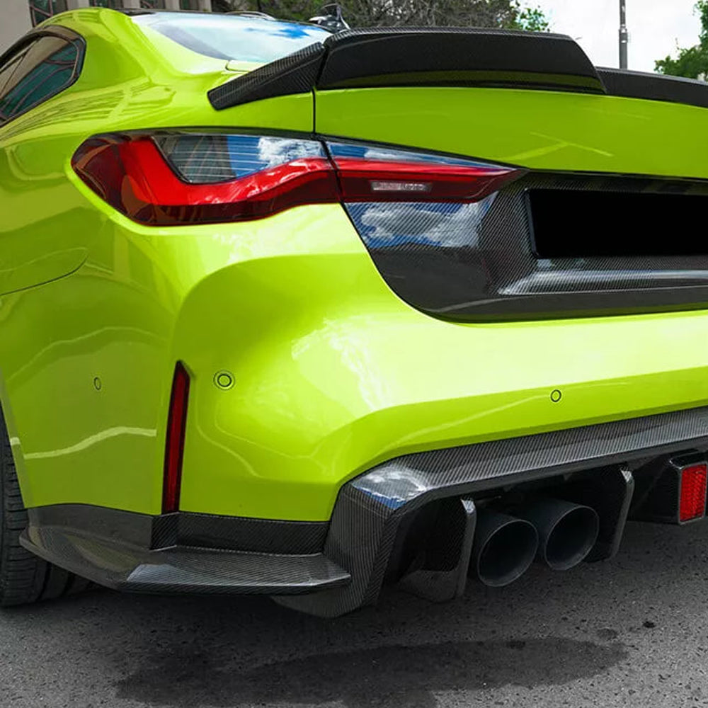 BMW M3 G80/G81 & M4 G82/G83 CARBON FIBER REAR DIFFUSER CANARDS