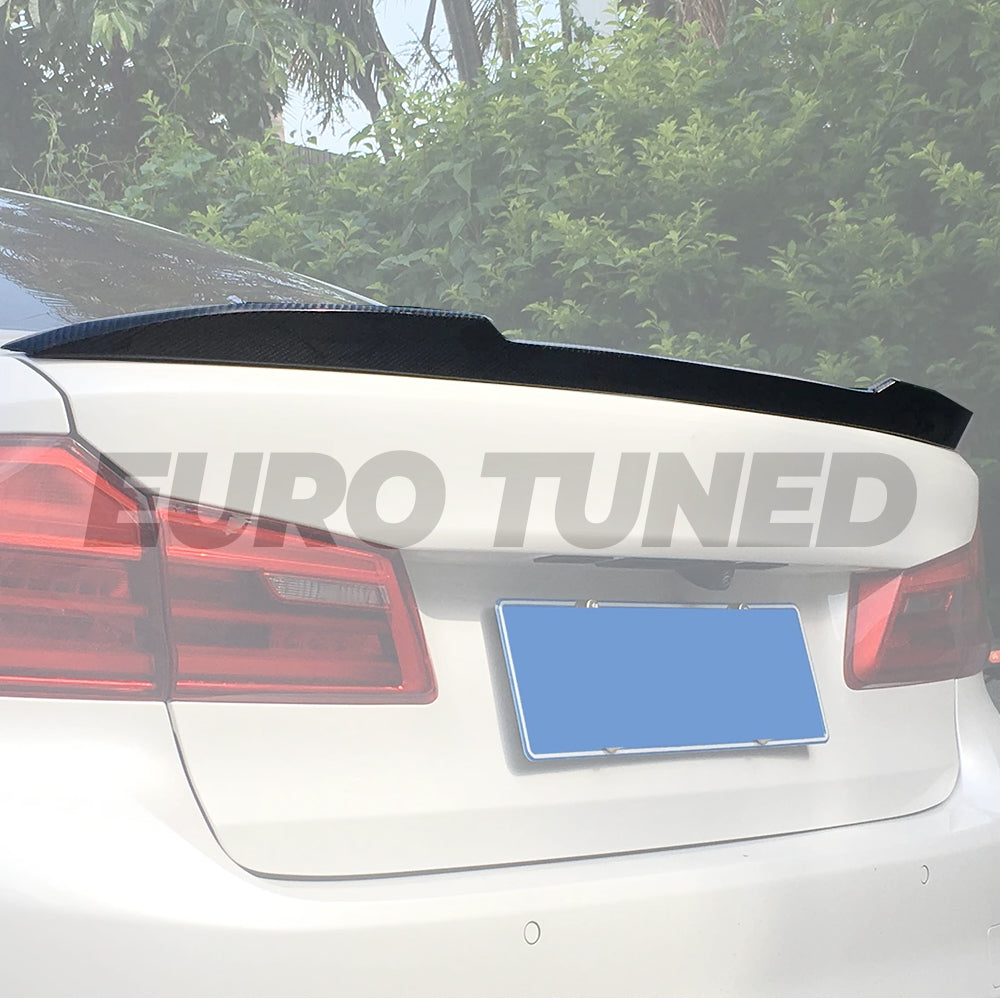 BMW 5 SERIES G30 CARBON FIBER REAR TRUNK SPOILER