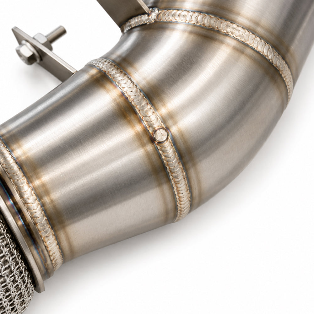 BMW B48 G & F CHASSIS CATLESS DOWNPIPE WITH OPF/GPF & V-Band