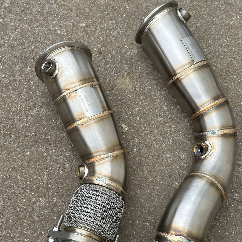 BMW M3 F80 & M4 F82 / F83 S55 3.5" High-Flow Catless Downpipes