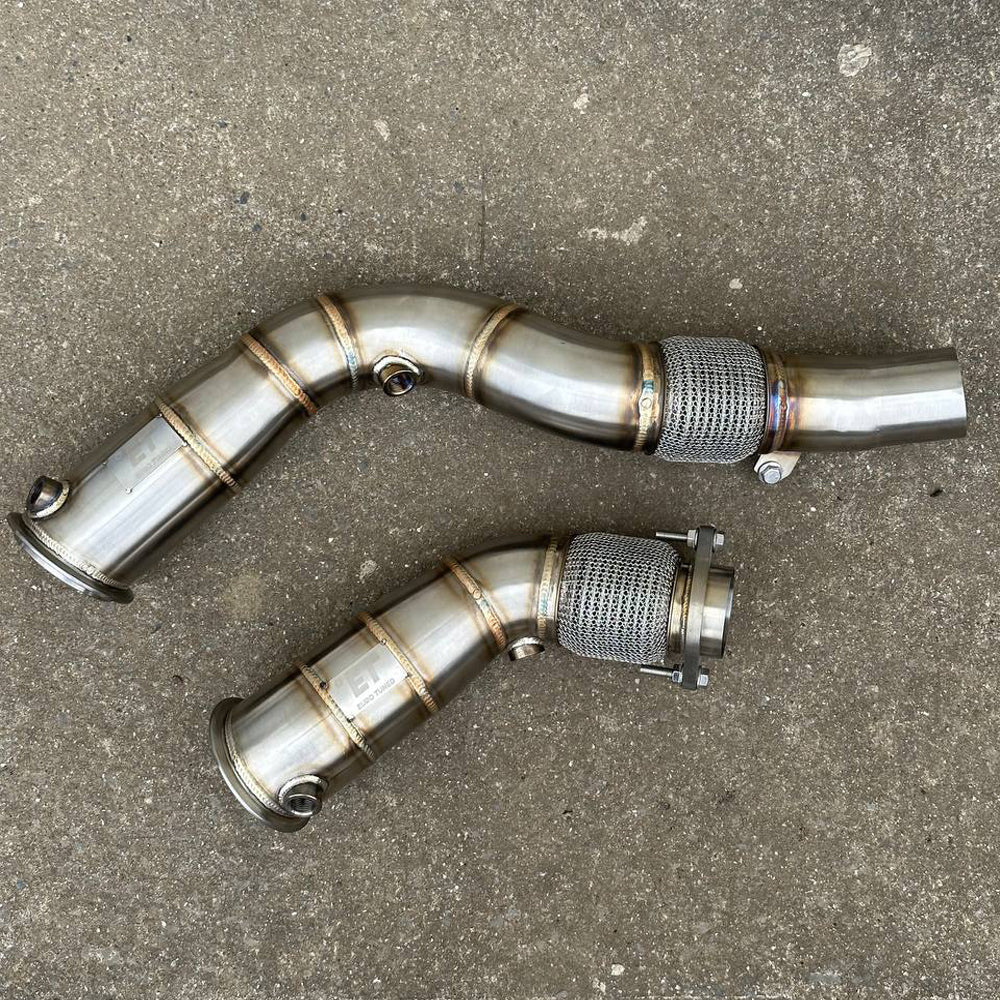 BMW M3 F80 & M4 F82 / F83 S55 3.5" High-Flow Catless Downpipes