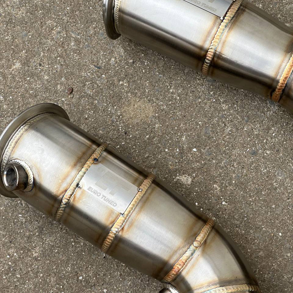 BMW M3 F80 & M4 F82 / F83 S55 3.5" High-Flow Catless Downpipes