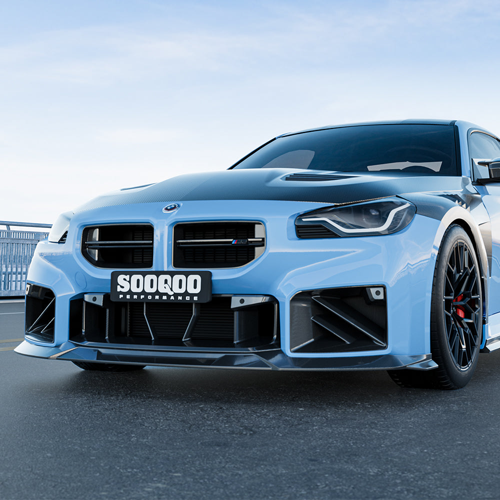 SOOQOO BMW 2 Series G42 (2021+) / M2 G87 (2023+) Pre-Preg Carbon Fibre Vented Hood