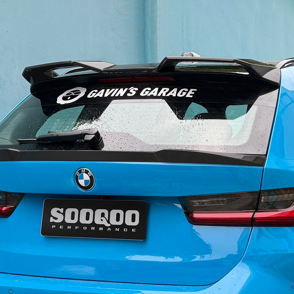 SOOQOO V2 BMW M3 G81 / 3 Series G21 Pre-Preg Carbon Fibre Top Spoiler