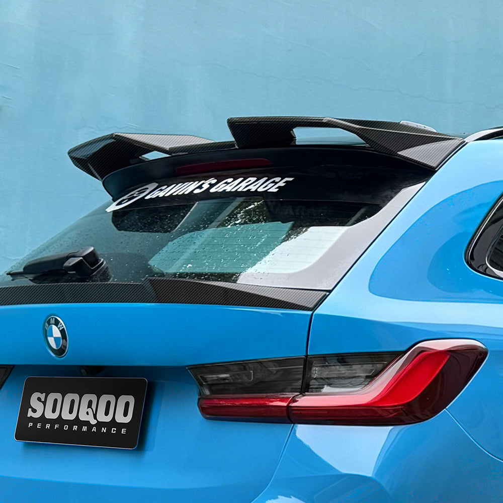 SOOQOO V2 BMW M3 G81 / 3 Series G21 Pre-Preg Carbon Fibre Top Spoiler