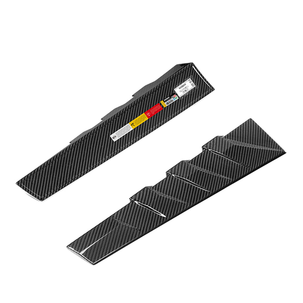 SOOQOO BMW M3 G81 / 3 Series G21 Pre-Preg Carbon Fibre Rear Window Fins