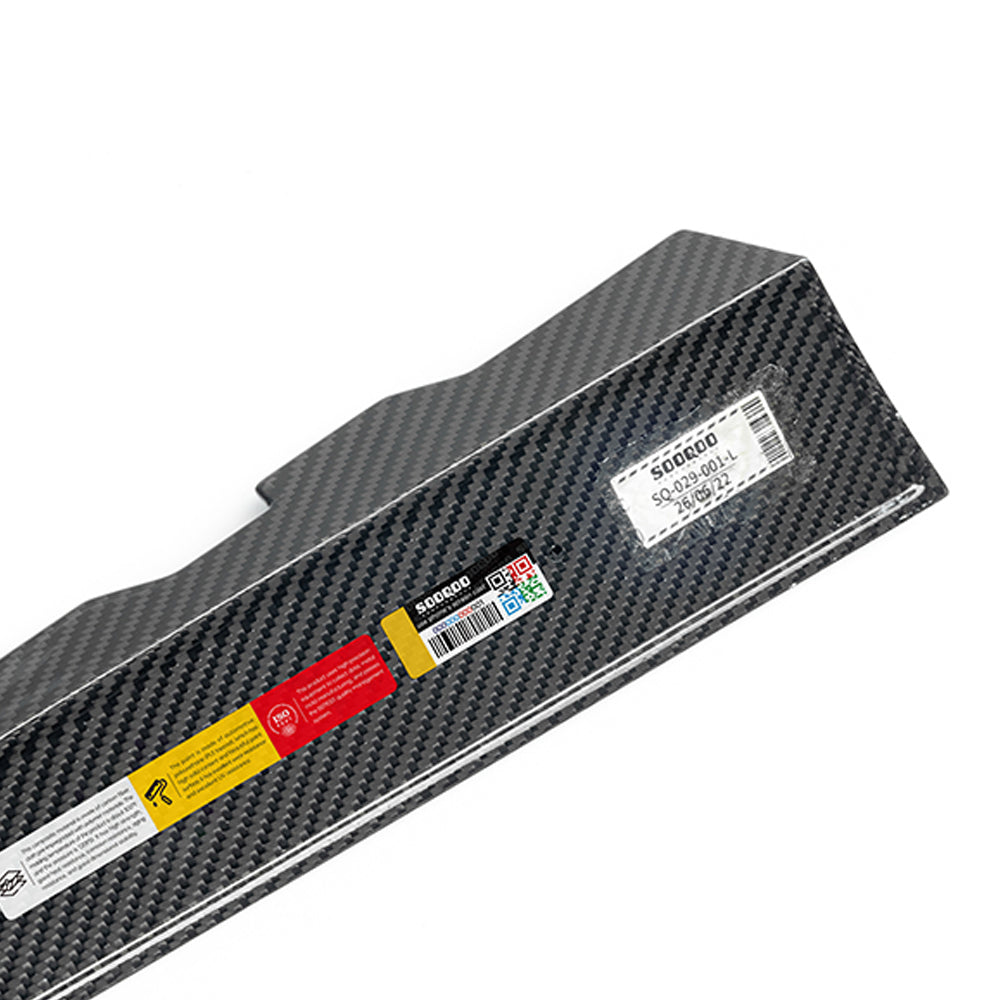 SOOQOO BMW M3 G81 / 3 Series G21 Pre-Preg Carbon Fibre Rear Window Fins