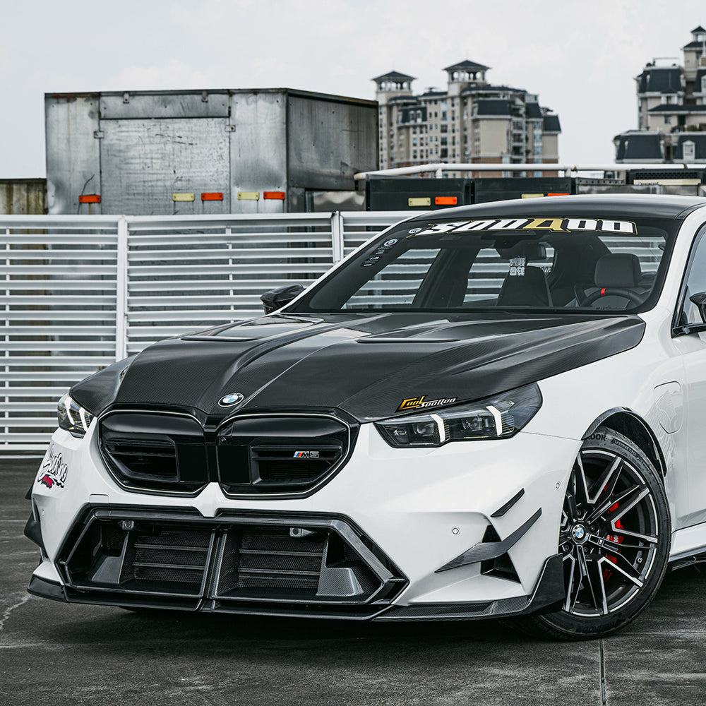 SOOQOO BMW M5 G90/G99 & 5 Series G60/G61 Pre-Preg Carbon Fibre Vented Hood (2024+)
