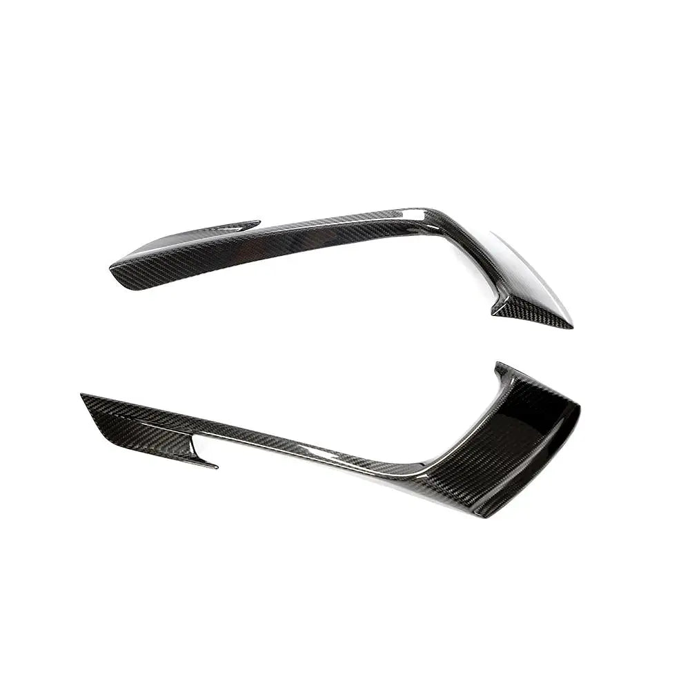 Porsche 718 982 Boxster & Cayman Carbon Fiber Front Bumper Air Intake Trims (2016–2019)
