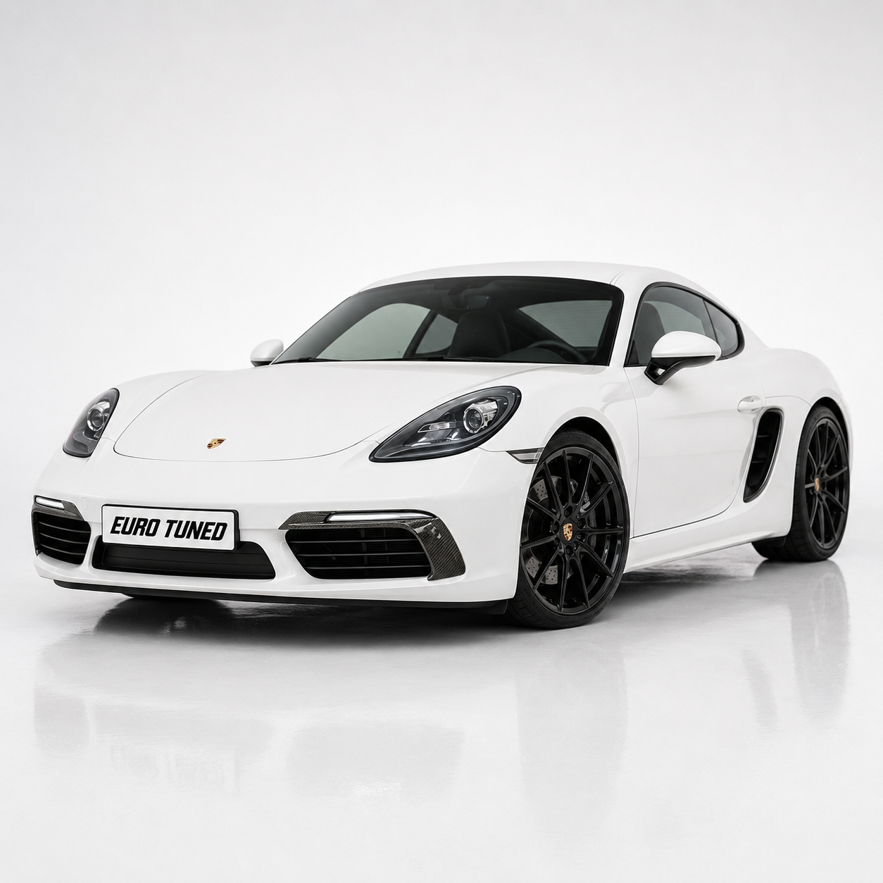 Porsche 718 982 Boxster & Cayman Carbon Fiber Front Bumper Air Intake Trims (2016–2019)