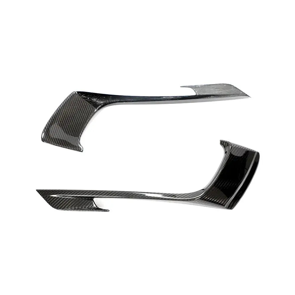 Porsche 718 982 Boxster & Cayman Carbon Fiber Front Bumper Air Intake Trims (2016–2019)