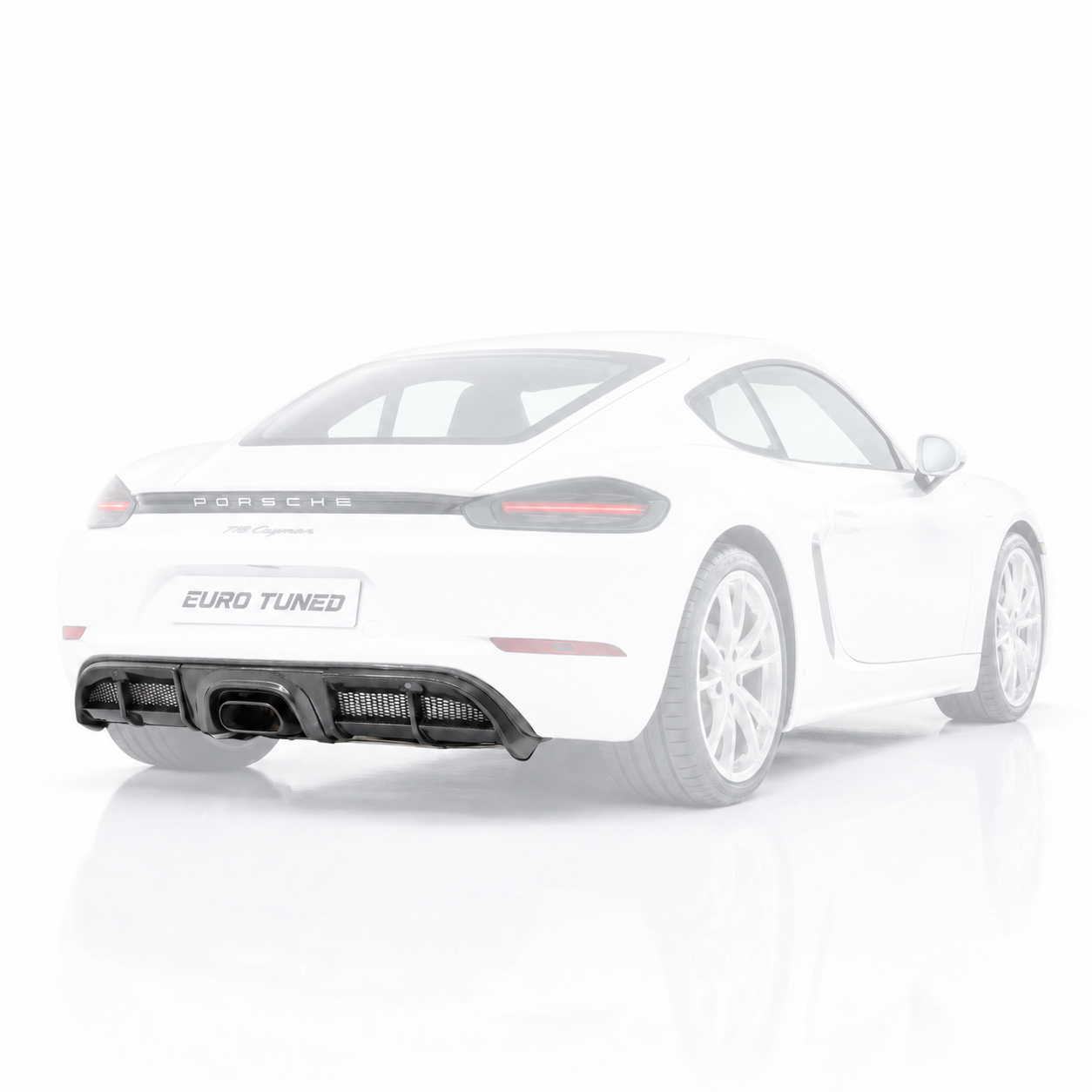Porsche 718 982 Boxster & Cayman Carbon Fiber Rear Diffuser (2016–2019)