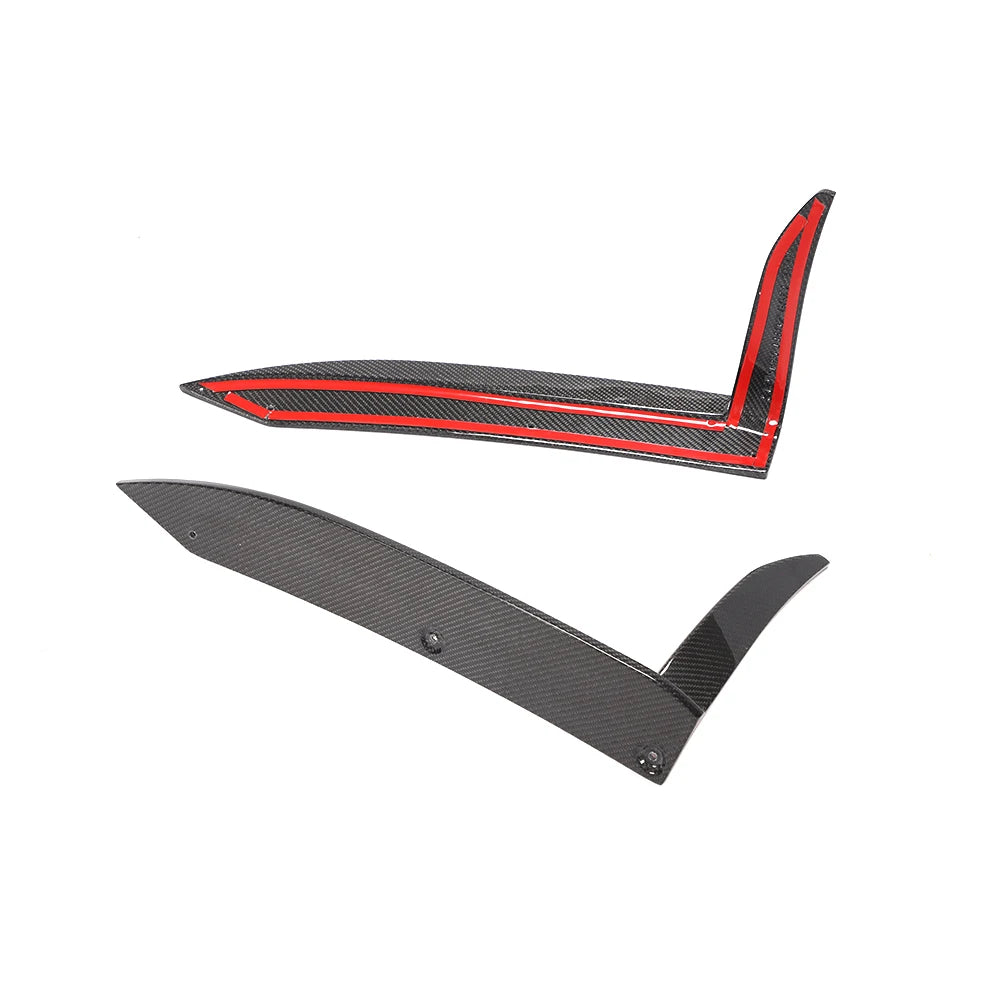 Porsche 911 991.2 Carrera 4 GTS Carbon Fiber Rear Bumper Lower Side Trims (2017–2019)