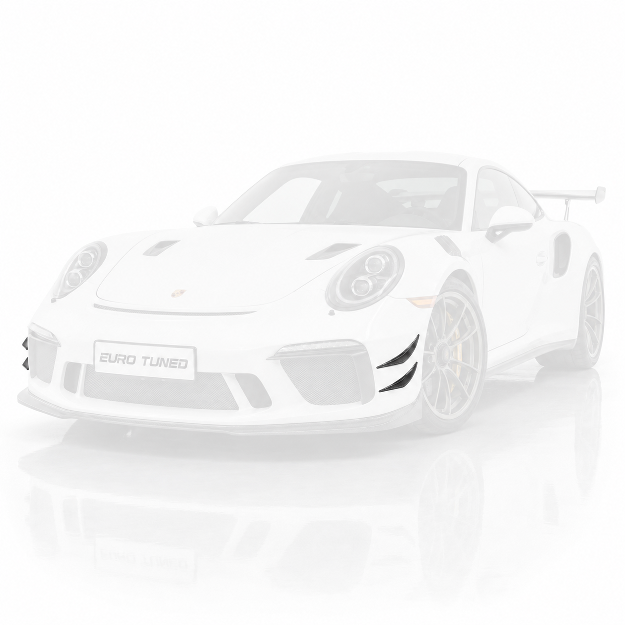 Porsche 911 991 GT3 RS Dry Carbon Fiber Front Bumper Canards (2017–2018)
