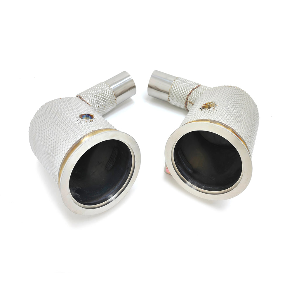 Porsche 911 992.1 Carrera & GTS 3.0T Catless Downpipes with Heat Shields (2019–2024)