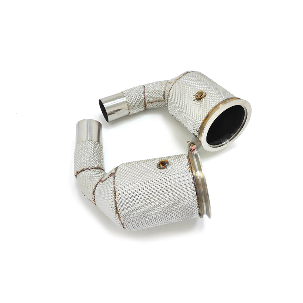 Porsche 911 992.1 Carrera & GTS 3.0T Catless Downpipes with Heat Shields (2019–2024)