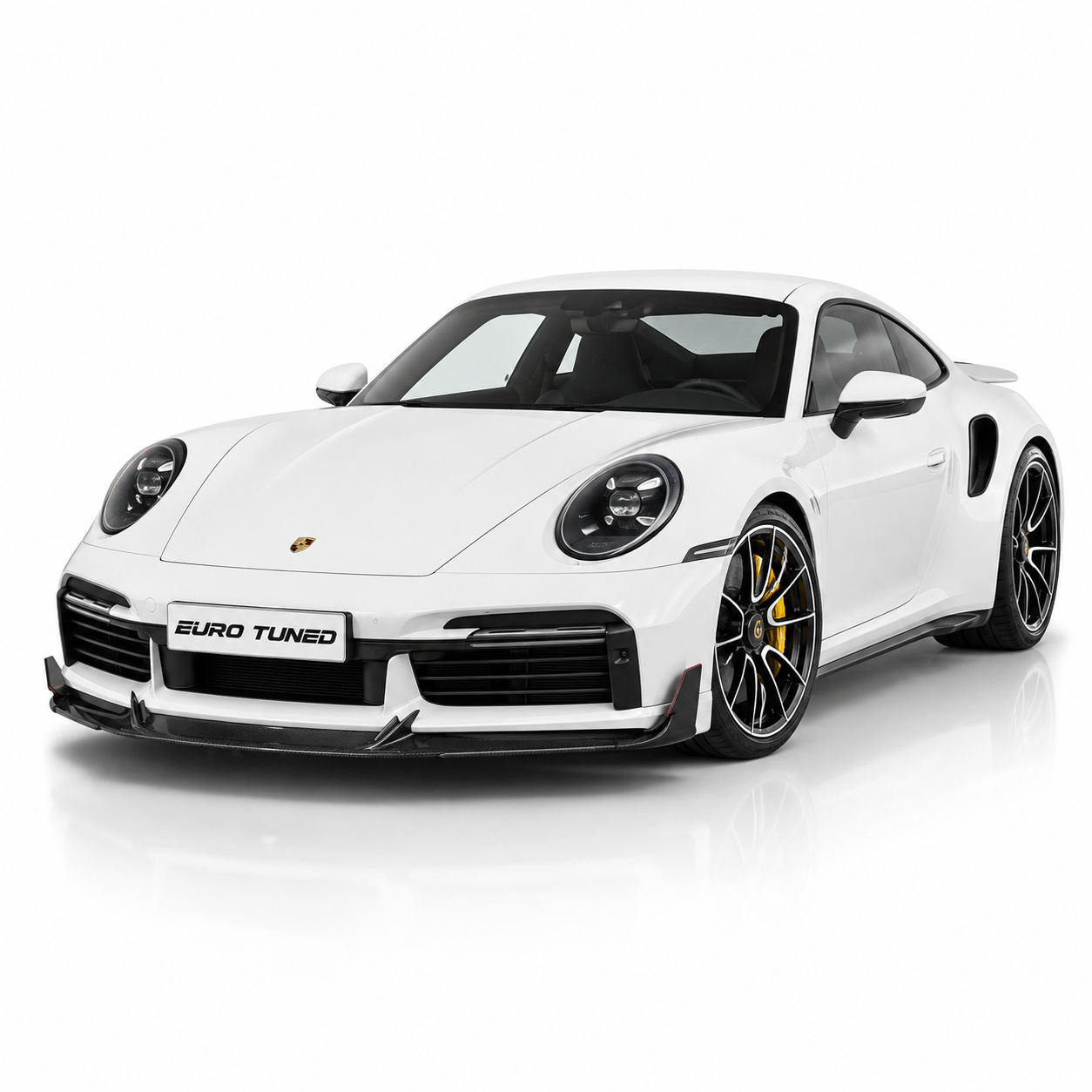 Porsche 911 992.1 Turbo S Carbon Fiber Front Lip Splitter (2019–2021)
