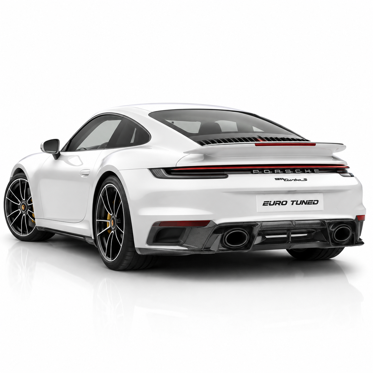 Porsche 911 992.1 Turbo S Coupe Carbon Fiber Rear Diffuser (2019–2021)