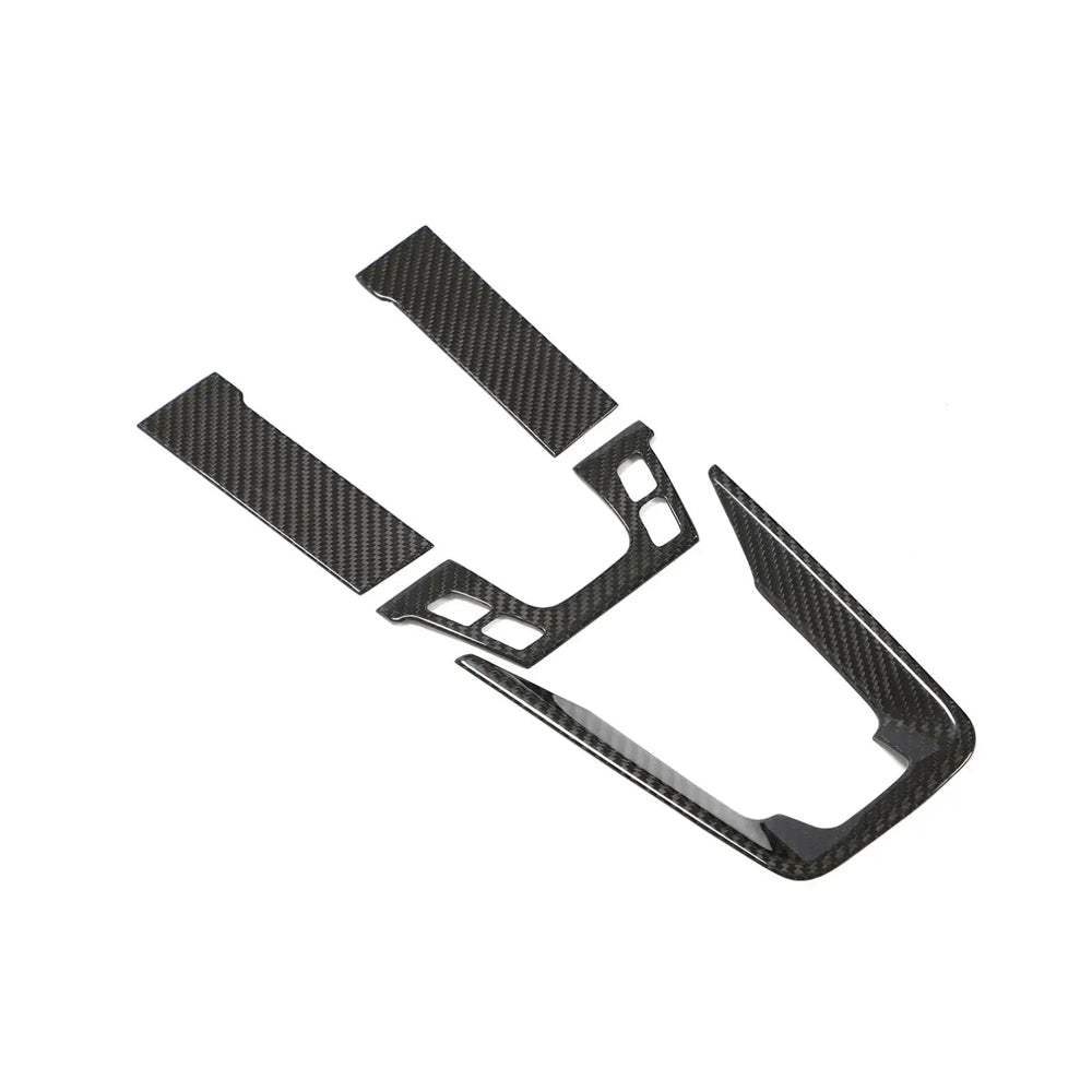 Porsche 911 992 Carbon Fiber Center Console Trim Kit (2019–2021)