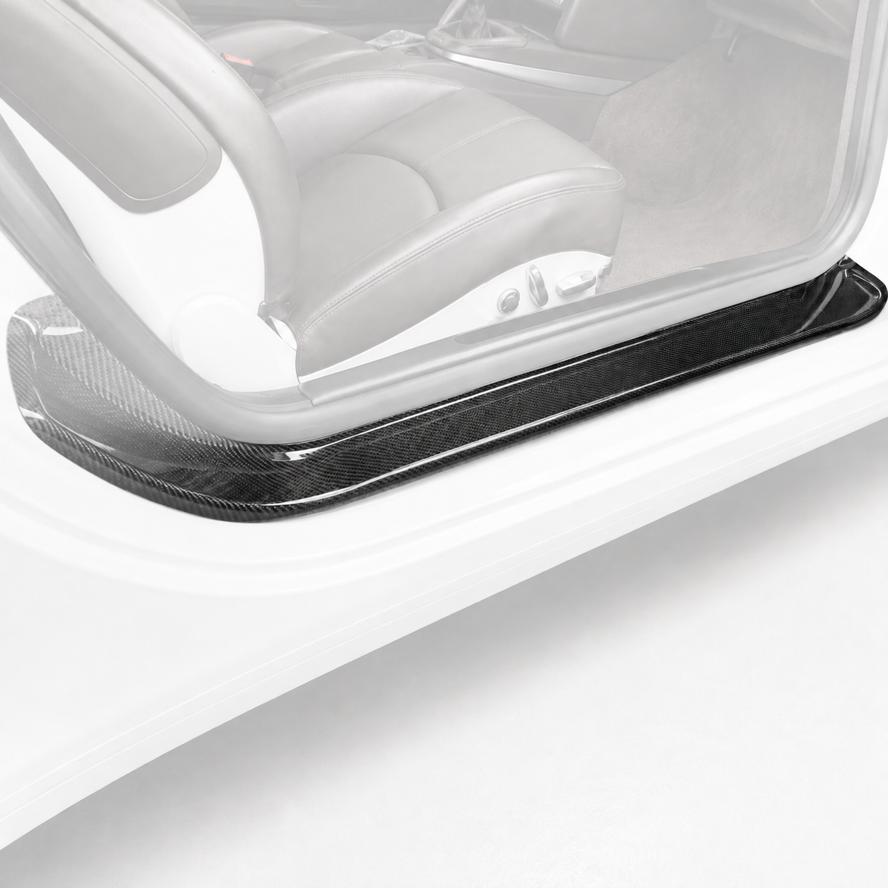 Porsche 911 997 Dry Carbon Fiber Door Side Sill Covers (2005–2011)