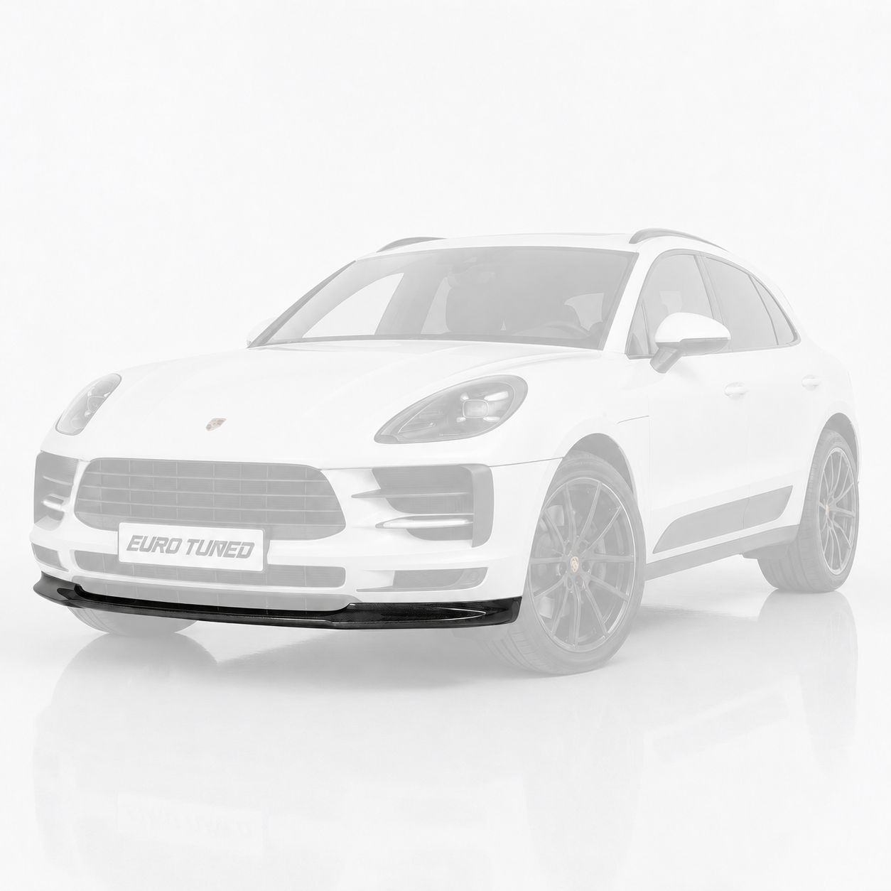 Porsche Macan Carbon Fiber Front Bumper Lip (2022–2023)