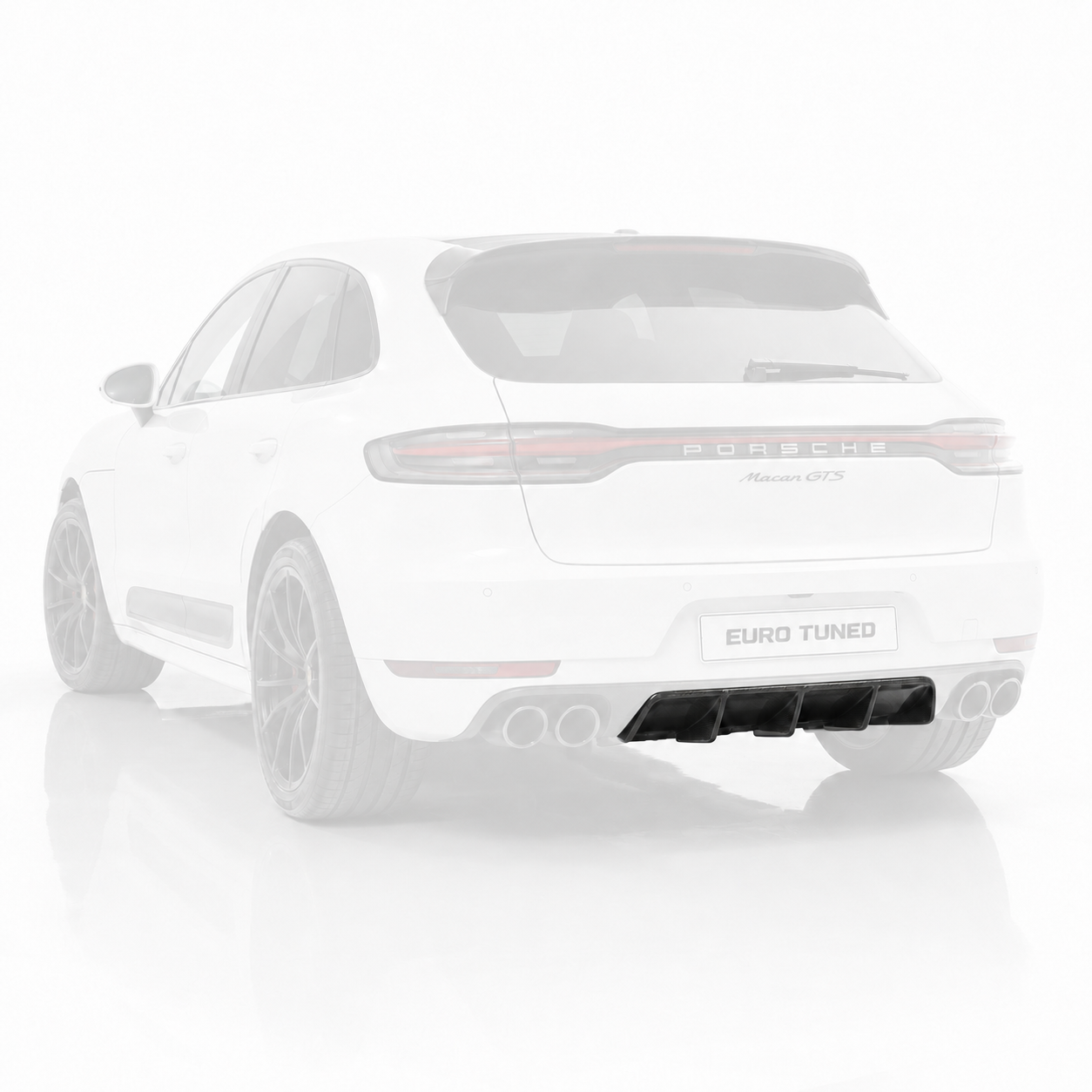 Porsche Macan Carbon Fiber Middle Lower Rear Diffuser (2022–2023)