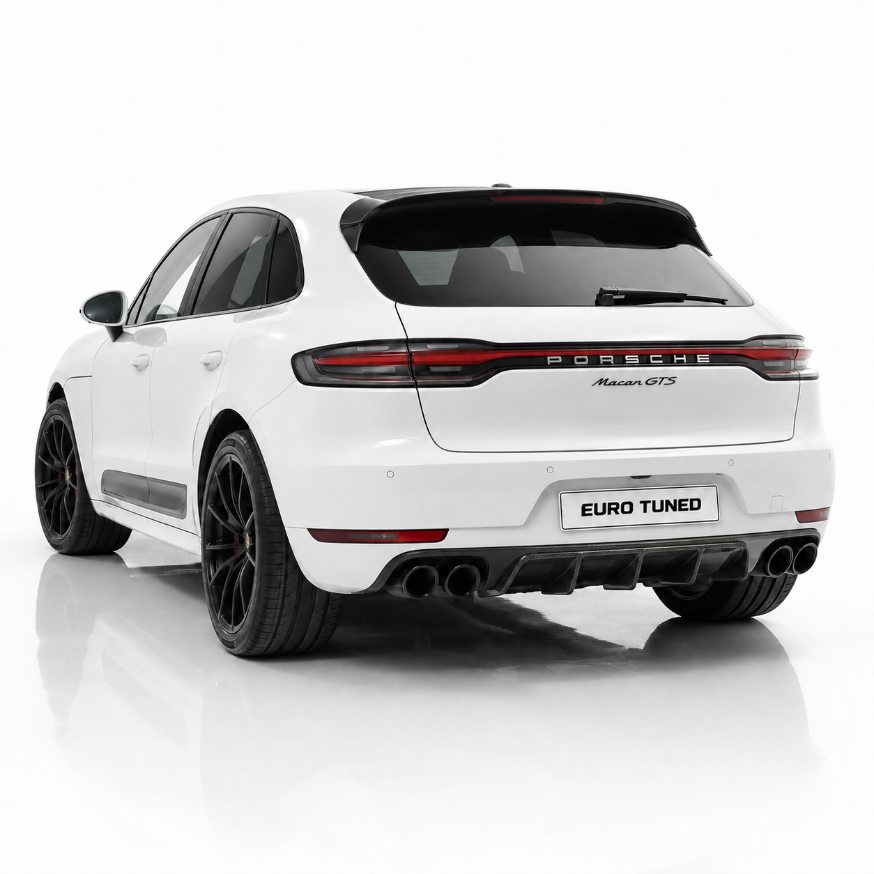 Porsche Macan Carbon Fiber Middle Lower Rear Diffuser (2022–2023)