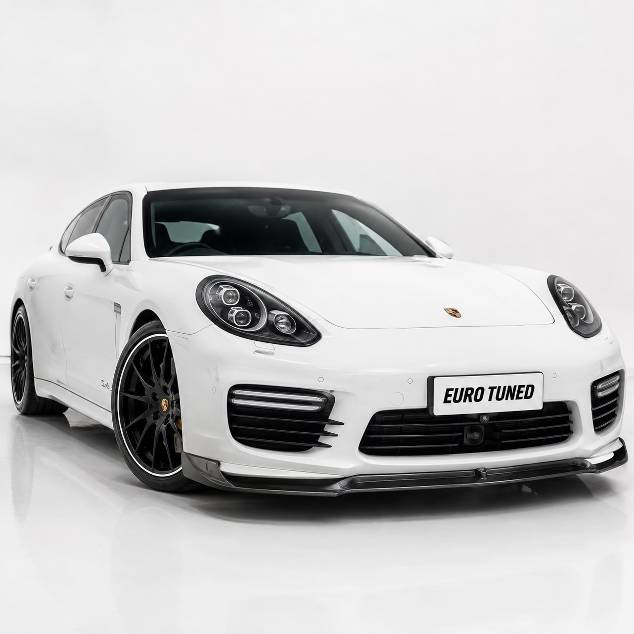 Porsche Panamera 970 Turbo S / GTS Carbon Fiber Front Bumper Lip (2014–2016)