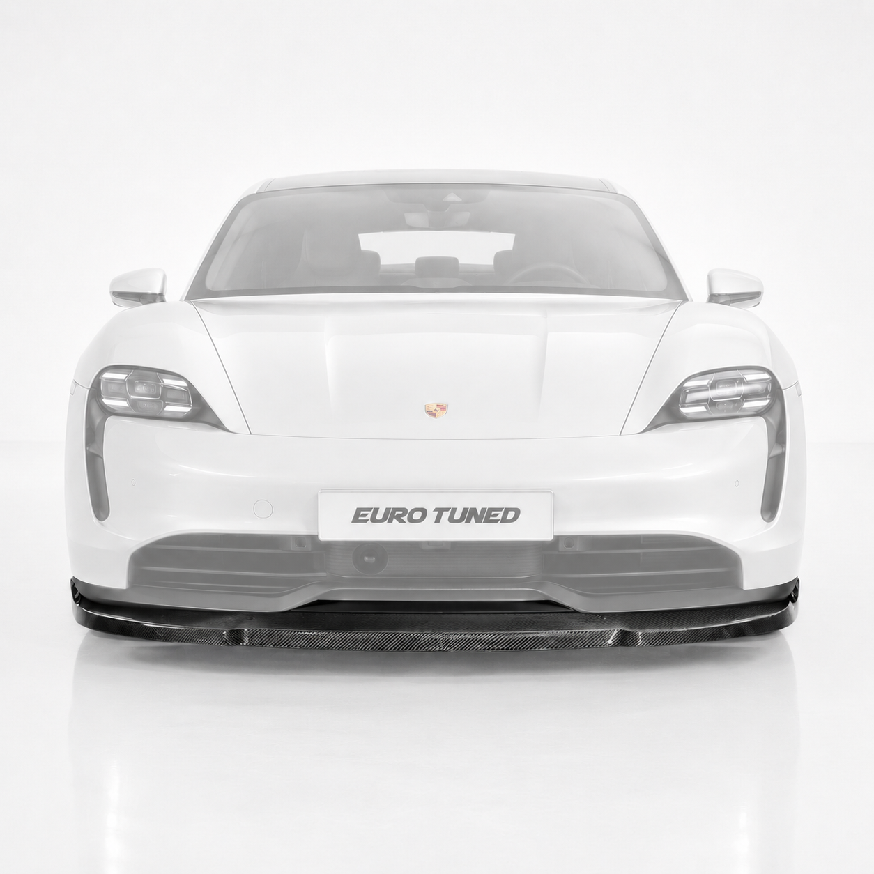 Porsche Taycan 9J1 Base & 4S Carbon Fiber Front Lip V2 (2020–2023)