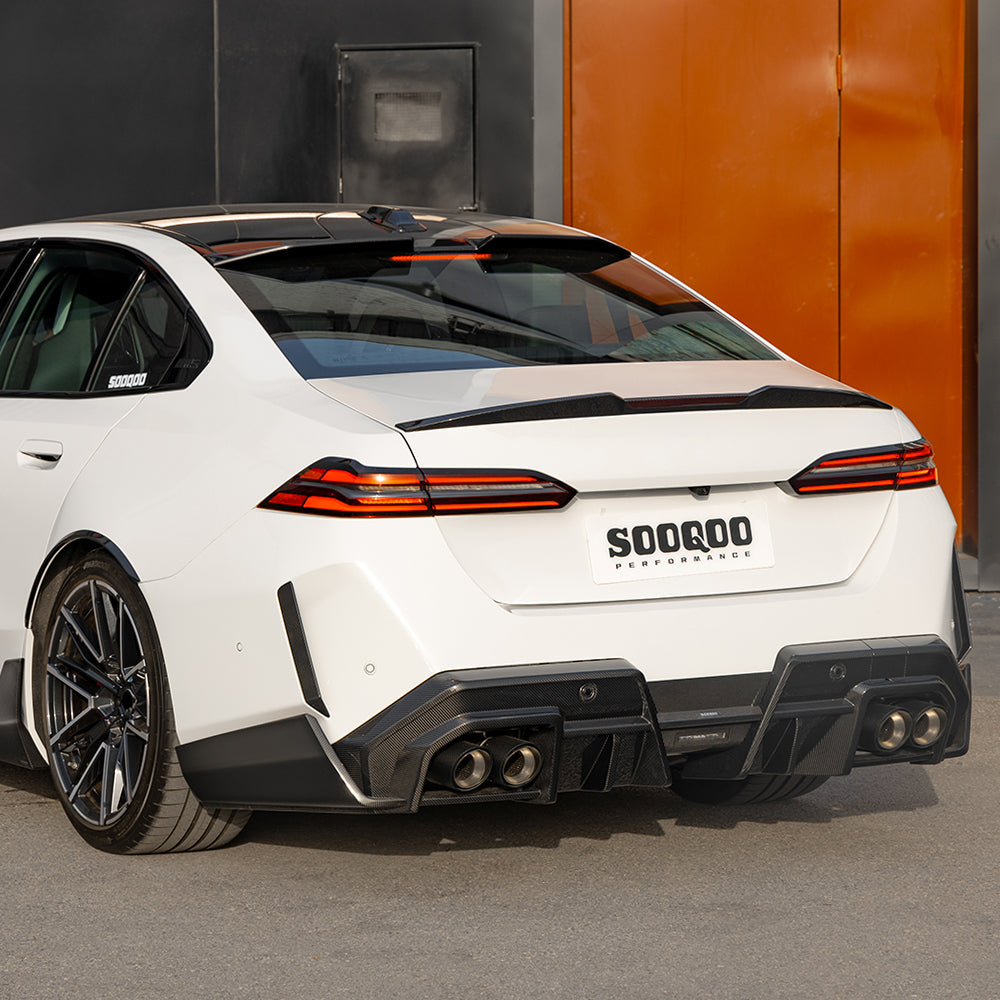 SOOQOO V2 BMW M5 G90 / G99 Pre-Preg Carbon Fibre Rear Diffuser (2024+)