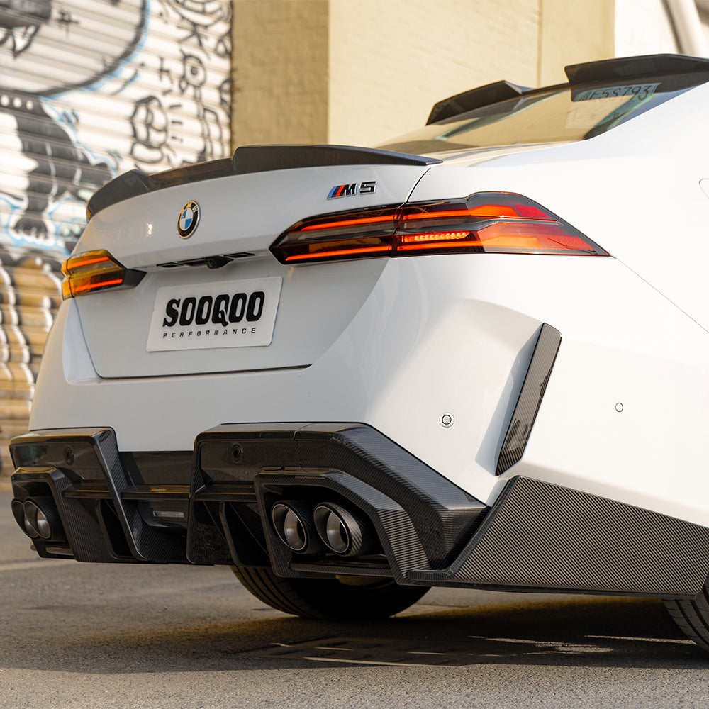 SOOQOO V2 BMW M5 G90 / G99 Pre-Preg Carbon Fibre Rear Diffuser (2024+)