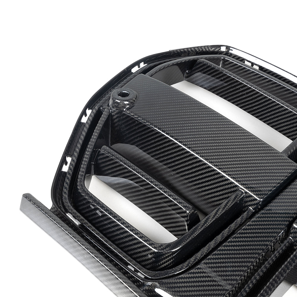 SOOQOO V2 BMW M3 G80/G81 & M4 G82/G83 Pre-Preg Carbon Fibre Front Grille with ACC (2021+)