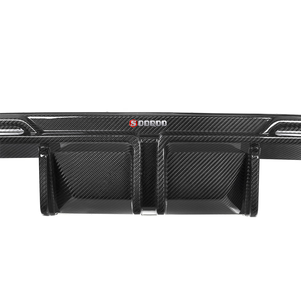 SOOQOO V1 BMW M3 G80 / G81 Pre-Preg Carbon Fibre Rear Diffuser (2021+)